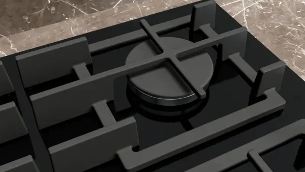 Siemens ER9A6SH40 iQ700 Gas hob 90 cm Tempered glass, Black hob
