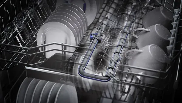 Siemens SN85EX07CG, Fully-integrated dishwasher trays 4