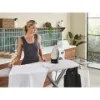 Morphy Richards 303140 Turbosteam 2800W Steam Iron - Purple_in use 2