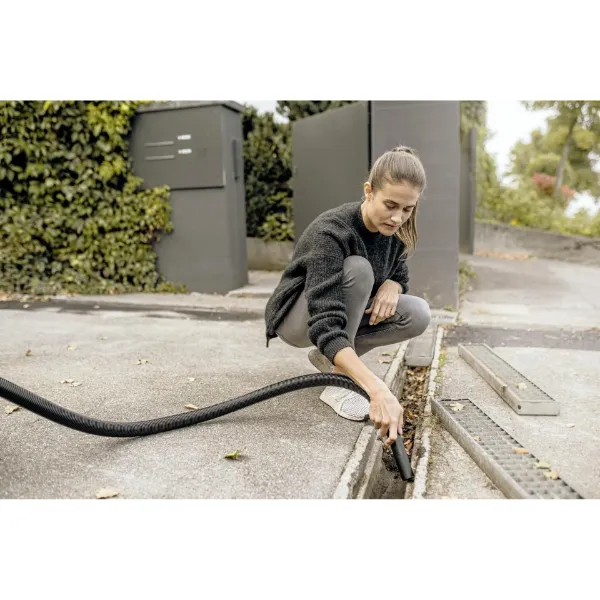 Karcher WD2PLUS Wet & Dry Vacuum Cleaner - Yellow_pavement