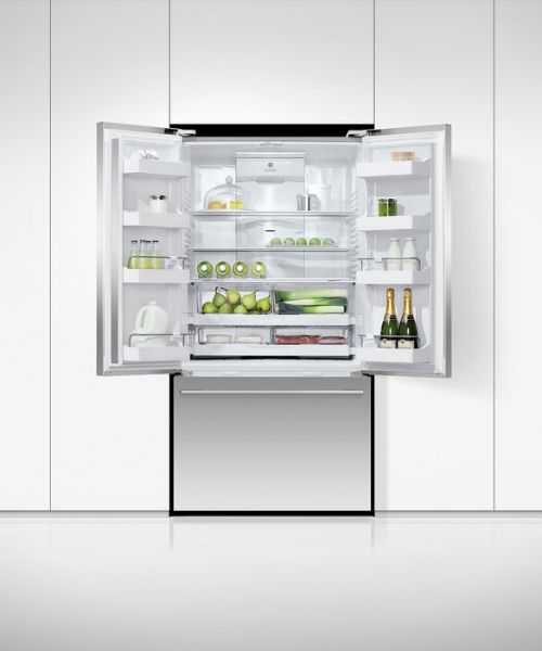 Fisher & Paykel RF540ADUX6 Fridge Freezer French Door 900mm_open