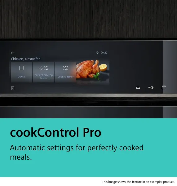 Picture of Siemens HR776G1B1B Built In Oven With Added Steam Function In Black