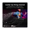 LG US70TY.AGBRLLK Wireless 3.1.1ch Soundbar & Subwoofer - Black_center upfiring channel