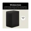 LG US70TY.AGBRLLK Wireless 3.1.1ch Soundbar & Subwoofer - Black_wireless bass