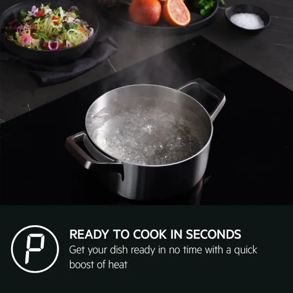 AEG TO64IB00FZ 60cm 6000 Bridge SaphirMatt® Induction Hob_quick heat
