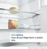 Bosch KAD93ABEP Series 6 American Style Fridge Freezer in Black with Total No Frost_led lighting