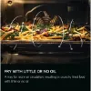 AEG TS6PB521AB 6000 SenseCook Pyrolytic Self Clean Built-in Oven_little to no oil