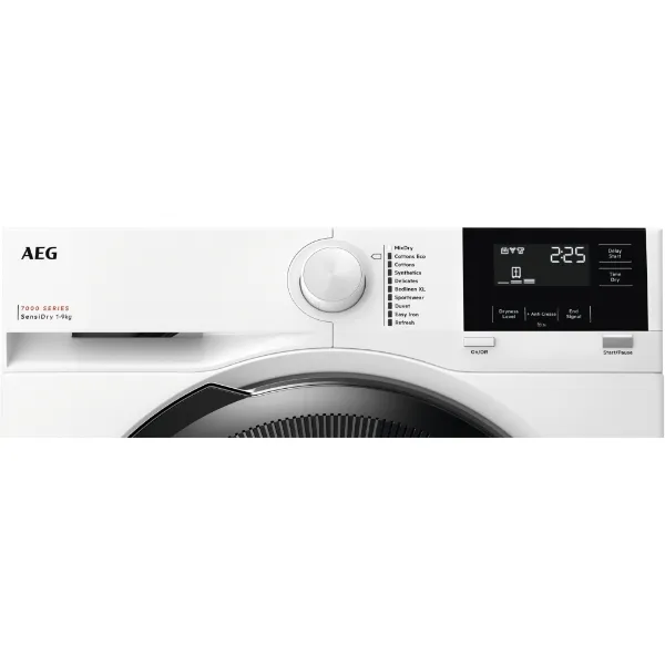 AEG TR719A4B 7000 SensiDry® Heat Pump 9 kg Tumble Dryer_controls