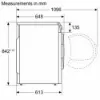 Bosch Series 6 WQG24502GB 9kg Heat Pump Tumble Dryer - White_measurements