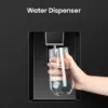 Hisense RS840N4WFE 60/40 91cm Frost Free American Fridge Freezer - Black Stainless Steel_water dispenser