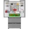 Hotpoint Dual American Fridge Freezer in Brushed steel HPG2 6513 XBR4UK - Main Space