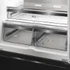 Hotpoint Dual American Fridge Freezer in Brushed steel HPG2 6513 XBR4UK - Main inside