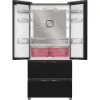Hotpoint Dual American Fridge Freezer in Black HPG2 6513 XK5E - Main open