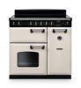 Rangemaster 14176 Classic 90 Induction Range Cooker in Pale Cream with Chrome Trim - CL90EIPPCR/CM1