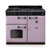 Rangemaster 17811 Classic Deluxe  100 Dual Fuel Range Cooker in  Heather with Chrome Trim   - CLDL100DFPHTH/CM1