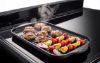 Rangemaster 14677 Classic Deluxe 100 Induction Range Cooker in Pale Cream with Chrome Trim - CLDL100EIPPCR/CM1_griddle2
