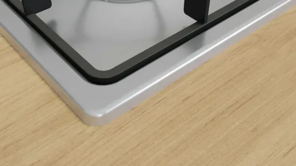 Bosch PBH6B5K60 60cm Gas Hob in Stainless Steel_edge