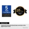 Samsung WW11DG5B25ABEU 11kg 1400 Spin Washing Machine - Black_5 year warranty