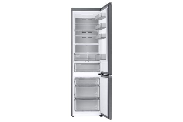 Samsung RL38C776ASR/EU Bespoke SpaceMax™ 387L Smart Combi Fridge Freezer in Real Steel_interior empty