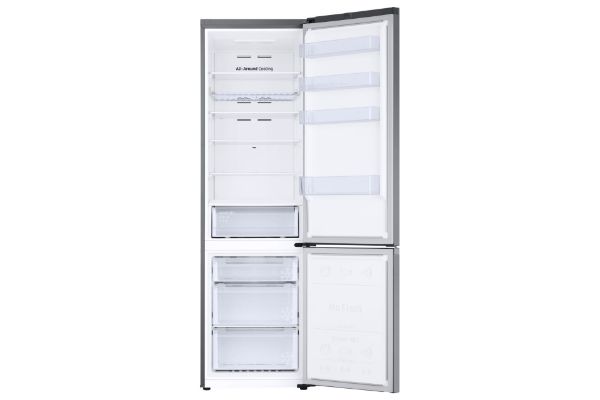 Samsung RB38C602CS9/EU S Series 6 SpaceMax™ 390L Smart Combi Fridge Freezer in Matte Stainless _empty