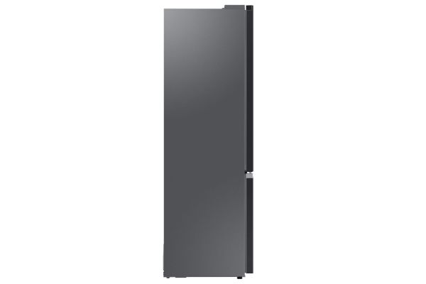 Samsung RB38C636DB1/EU Series 7 SpaceMax™ 386L Smart Combi Fridge Freezer- Black Stainless Steel_side