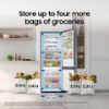 Samsung RB50DG632ES9EU  Series 8 SpaceMax™ 505L Smart Combi Fridge Freezer in Silver_storage