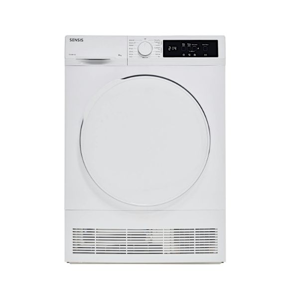 Sensis TDCF018BW 8kg Condenser Tumble Dryer - White_front