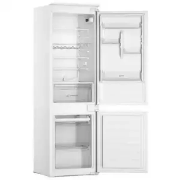 Indesit Push&Go INC18D011B1 70/30 Integrated Fridge Freezer open 3