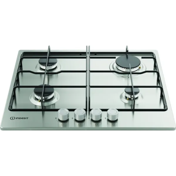 Indesit THP 642 IX/I 1 58cm Gas Hob - Stainless Steel main 2