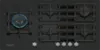 Siemens EP9A6MI40 90cm Gas Hob in Black