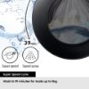 Samsung WD11DG5B15BBEU Series 5 AI Energy 11kg/6kg 1400 Spin Washer Dryer - Black_super speed cycle