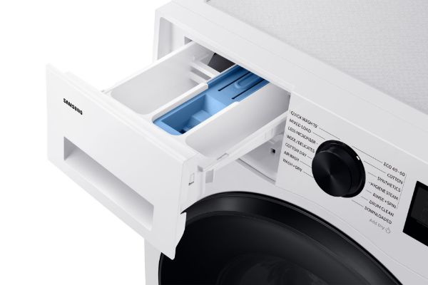 Samsung WD11DG5B15BEEU Series 5 AI Energy 11kg/6kg 1400 Spin  Washer Dryer - White_detergent drawer