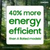 Samsung WW11DB8B95GBU1 Series 8 AI Energy 11kg 1400 Spin Smart Washing Machine - Black_energy efficient