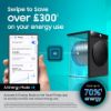 Samsung WW11DG6B85LBU1 Series 6 AI Energy 11kg 1400 Spin Smart Washing Machine - Black_ai energy mode