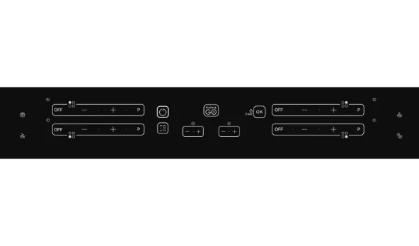 Indesit IB 21B77 NE Induction glass-ceramic hob - Black controls