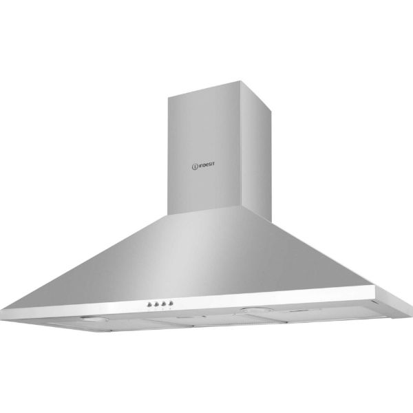 Indesit IHPC 9.5 LM X 90cm Chimney Hood - Stainless Steel main 2