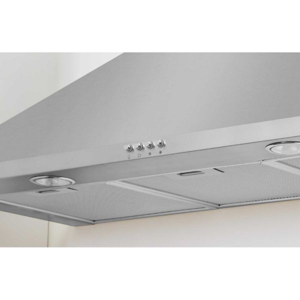 Indesit IHPC 9.5 LM X 90cm Chimney Hood - Stainless Steel controls