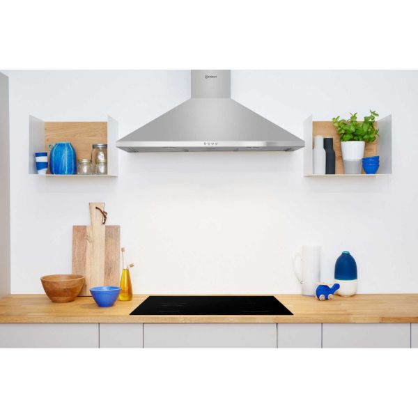 Indesit IHPC 9.5 LM X 90cm Chimney Hood - Stainless Steel demo