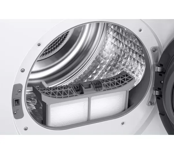 Samsung DV90T6240LE/S1 9kg Heat Pump Smart Tumble Dryer - White_filter