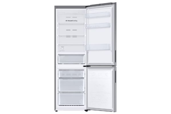Samsung RB33B610ESA/EU 59.5cm 60/40 Series 5 SpaceMax™ 344L  Combi Frost Free Fridge Freezer - Silver_interior empty