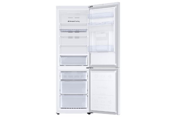 Samsung RB34C632EWW/EU 59.5cm 60/40 SpaceMax™ Frost Free Fridge Freezer - White_interior empty