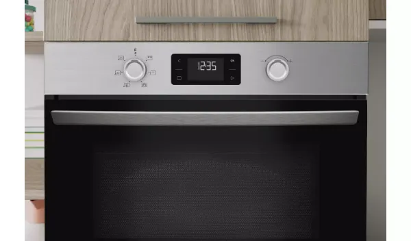 Indesit IP 252R XUK Built-In Microwave & Grill - Stainless Steel controls