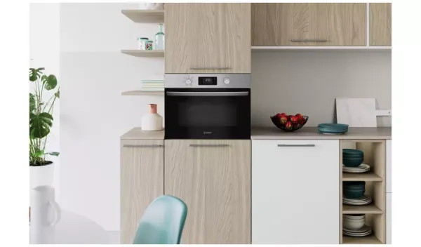 Indesit IP 252R XUK Built-In Microwave & Grill - Stainless Steel demo