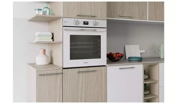 Indesit IO 258HS W UK Built In Single Electric Oven - White main 2