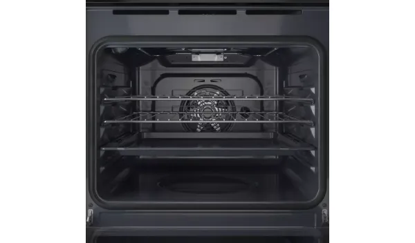 Indesit IO 253 B UK Turn&Go Electric Single Fan Oven - Black inside