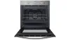 Indesit IO 233 X UK Click&Clean Electric Single Fan Oven - Stainless Steel open