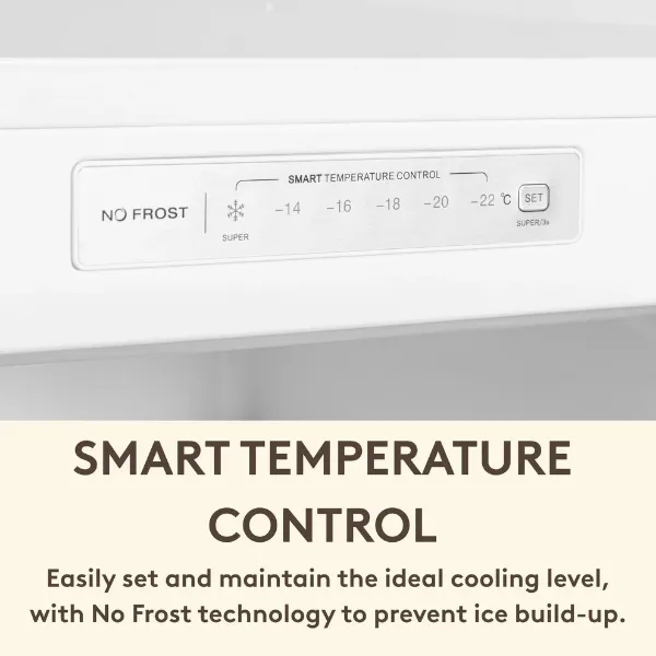 Haden HZ204FF Slim Width Upright Total No Frost Freezer_control