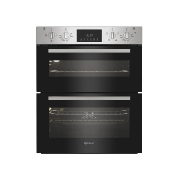 Indesit DUI 10D IX Built Under Electric Fan Double Oven - Stainless Steel main