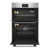 Indesit DII 10D IX Built In Electric Fan Double Oven - Stainless Steel main 2