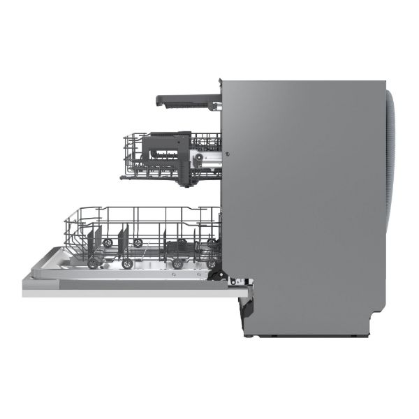 LG DB273TX QuadWash™ Full Size Integrated Dishwasher with 14 Place Settings_side view